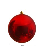 Bola de Navidad Roja 20 cm decoración navideña elegante y duradera