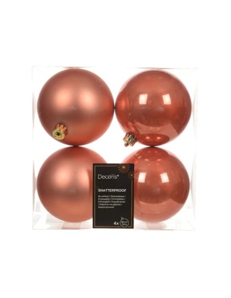 BOLA NAVIDAD BOX 4 MELOCOTON