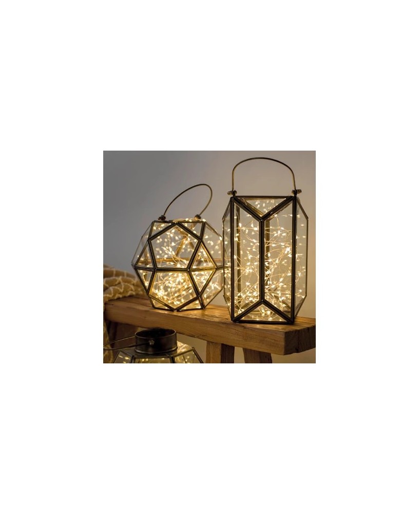 Lona Paisaje MicroLED 295 cm Blanco Cálido con Acabado Plata para Decoración Interior y Exterior