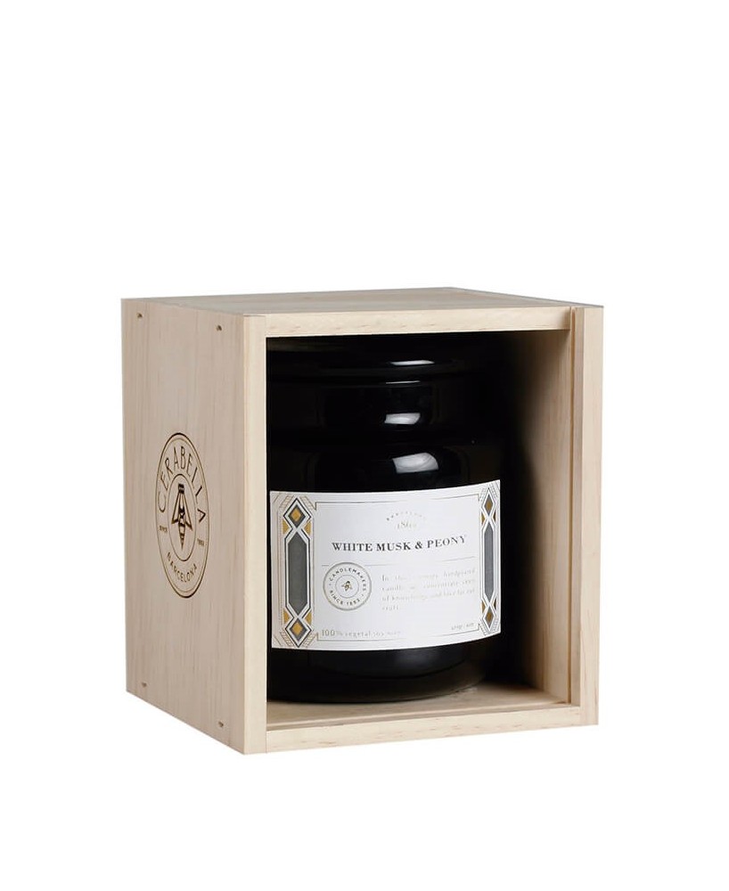 VELA PERFUMADA BLANCO MUSK & PEONY 9.5X11CM