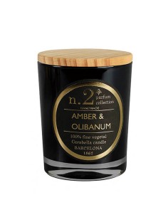 VELA VASO PERFUMADA N 2 AMBER & OLIBANUM 7.5X9CM