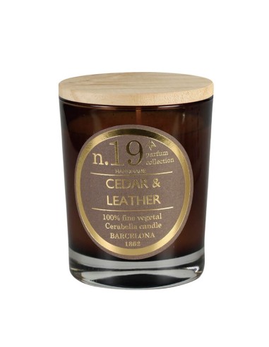 VELA VASO PERFUMADA N 19 CEDAR & LEATHER