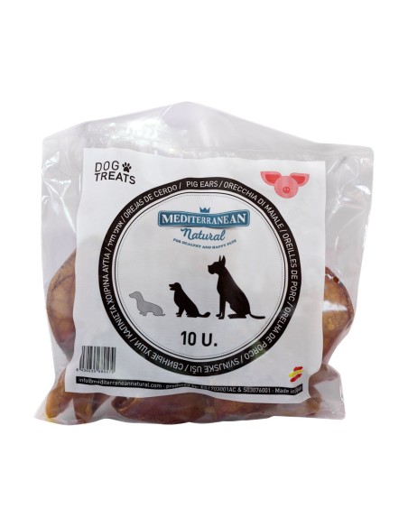 Orejas de Cerdo Secas Naturales para Perros | Pack 2x10 Unidades