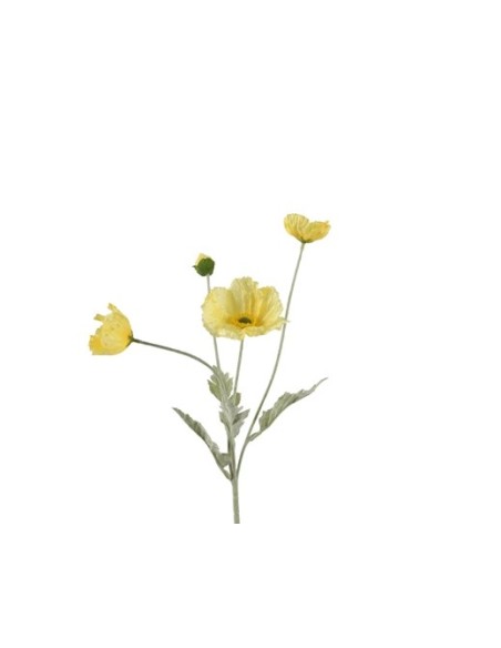 AMAPOLA ARTIFICIAL EN VARA 14X53CM