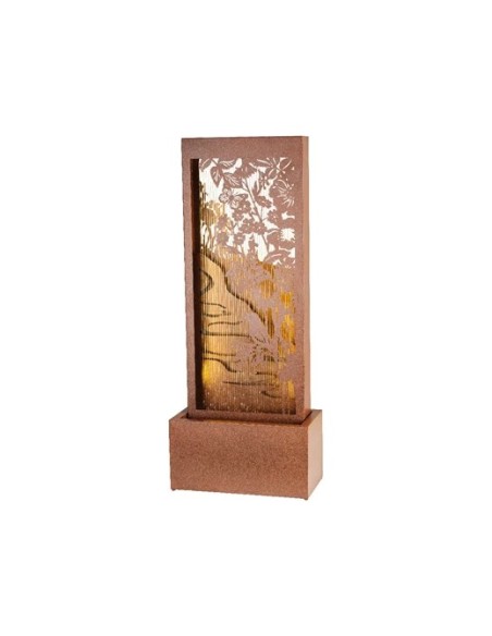 FUENTE GALVANIZADA RUSTIC 25X50X123CM