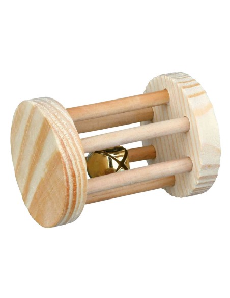 CILINDRO MADERA CON CASCABEL PARA ROER 3CM