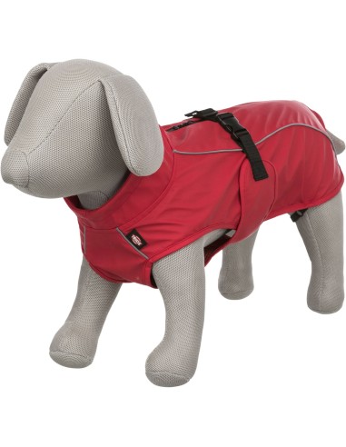 Impermeable VIMY XS Rojo para Perros Pequeños y Medianos Abrigo Resistente al Agua