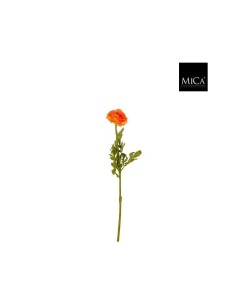 RAMA RANUNCULO  56CM NARANJA