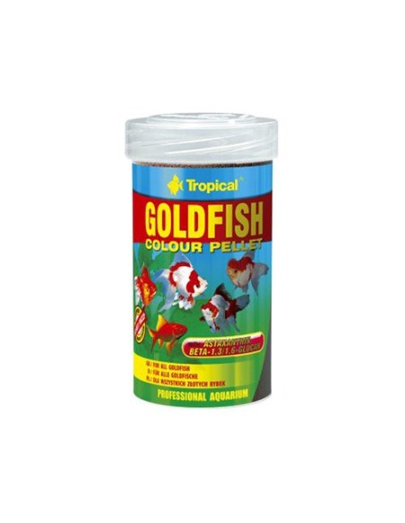 Goldfish Color Pellet 100ml alimento premium para peces dorados