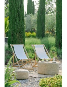 Hamaca Bamboo 135x60cm Natural | Resistente y Elegante para Jardín y Terraza

