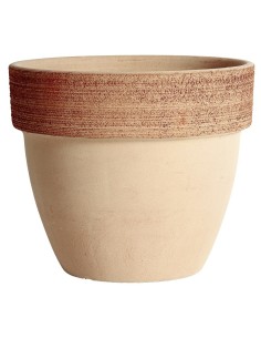 Maceta Cocio Paladio Graffiata 35cm | Elegancia y Durabilidad para Jardín - Endanea Garden