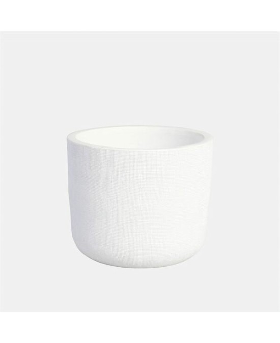 Maceta Blanca 30x25cm Cerámica | Elegancia y Durabilidad para Interior y Exterior

