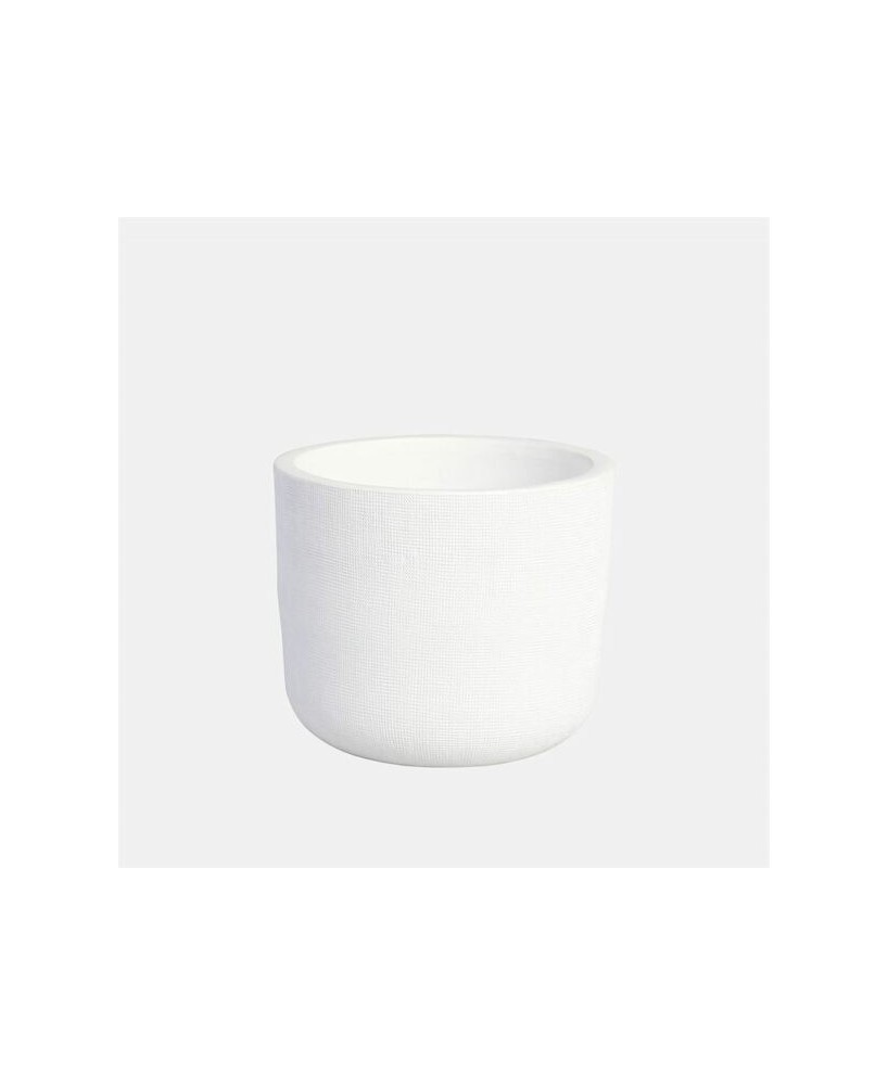 Maceta Blanca 30x25cm Cerámica | Elegancia y Durabilidad para Interior y Exterior

