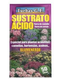Tierra Ácida 50L Endanea Garden | Sustrato Ideal para Plantas Acidófilas
