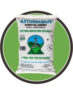 Humus de Lombriz 2L  Fertilizante Orgánico para Plantas y Jardín