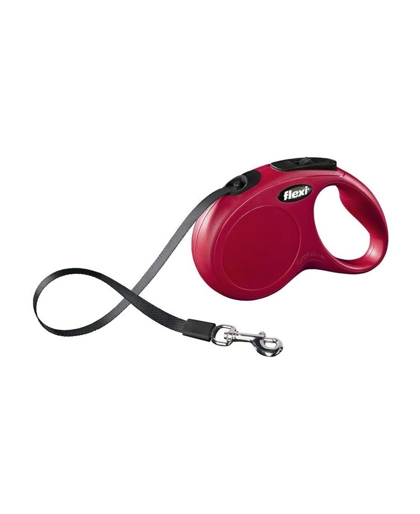 Flexi New Classic Cinta L Azul 8m | Correa Retráctil para Perros Medianos y Grandes

