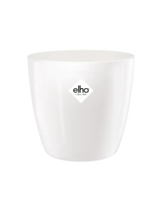 Maceta Brussels Diam Round 16cm Blanca  Elegante y Resistente para Plantas | Endanea Garden