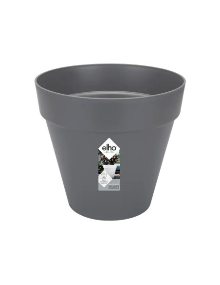 Maceta Paris 20cm Antracita - Elegancia y Resistencia para Tus Plantas