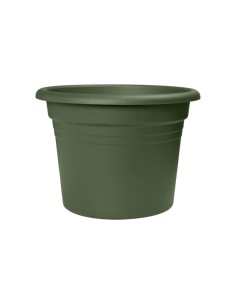 Macetero Cilindro 20cm Verde | Maceta Elegante para Jardín, Terraza o Interior | Endanea Garden