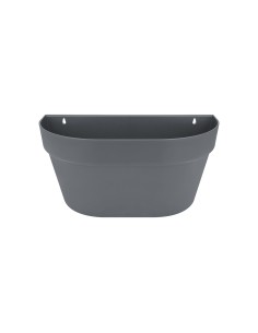 Maceta Loft Basket 40cm Antracita | Elegancia y Durabilidad para Interior y Exterior - Endanea Garden 2