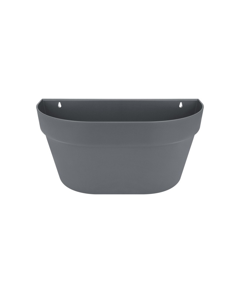 Maceta Loft Basket 40cm Antracita | Elegancia y Durabilidad para Interior y Exterior - Endanea Garden