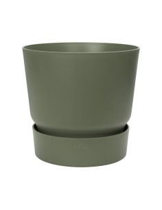 Maceta Greenville Redonda 25 cm Verde para Interior y Exterior | Endanea Garden