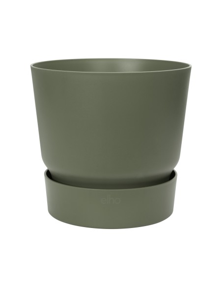 Maceta Greenville Redonda 25 cm Verde para Interior y Exterior | Endanea Garden