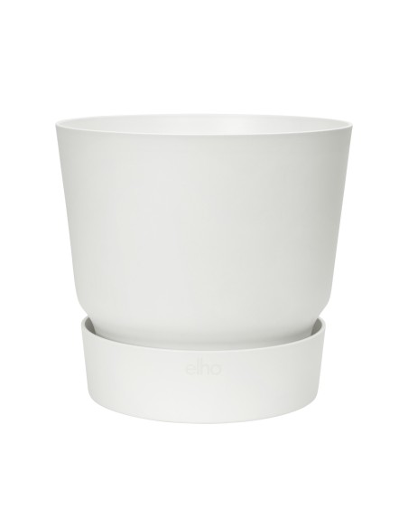 Maceta Redonda 18cm Blanco | Elegante y Versátil para Interiores y Exteriores | Endanea Garden