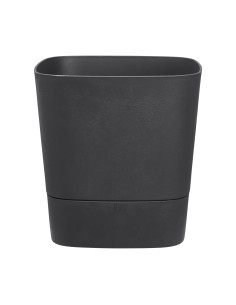MACETA AC CUADRADA 38CM CHARCOAL GREY