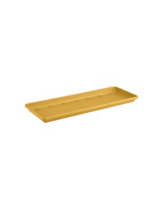 Plato Barcelona 50 cm Amarillo  Base Resistente y Colorida para Macetas Grandes