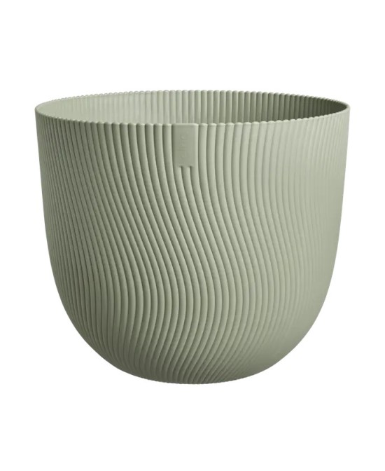 Maceta Sereh Verde Escandinavo 30 cm | Diseño Moderno y Resistente | Endanea Garden

