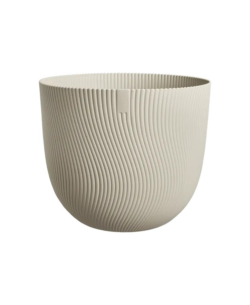 Maceta Sereh Beige 47 cm | Diseño Moderno y Elegante | Endanea Garden