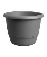 Maceta Redonda Amiga Antracita 30 cm | Elegante y Funcional | Endanea Garden

