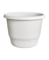 Maceta Redonda Amiga Blanco Sedoso 40cm  Elegancia y Resistencia | Endanea Garden

