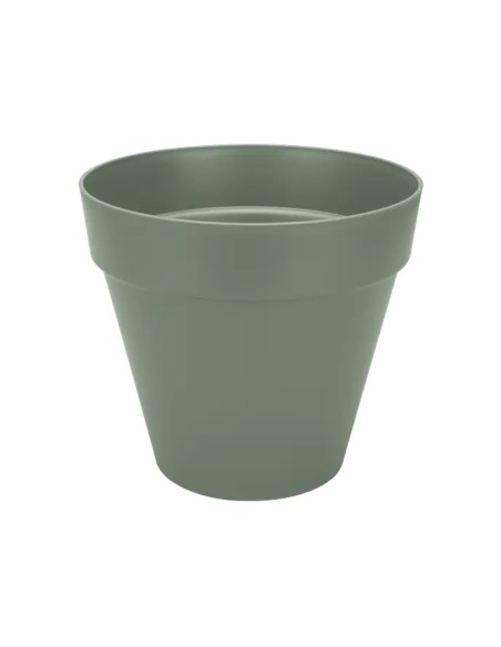 MACETERO REDONDO VERDE PISTACHO 25CM