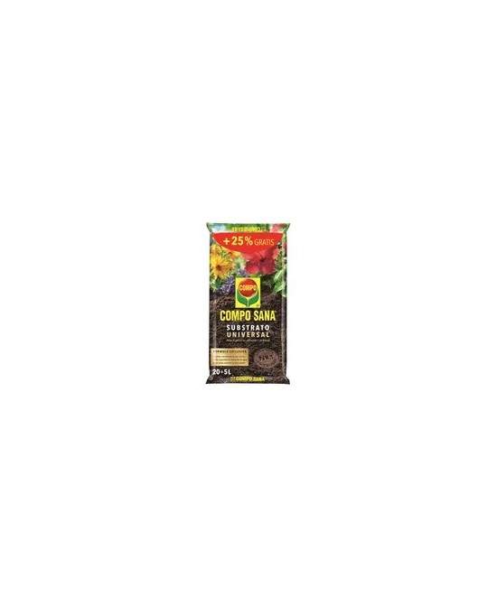 Sustrato COMPO SANA Universal 20+5L  Nutrición Prolongada para Plantas Sanas

