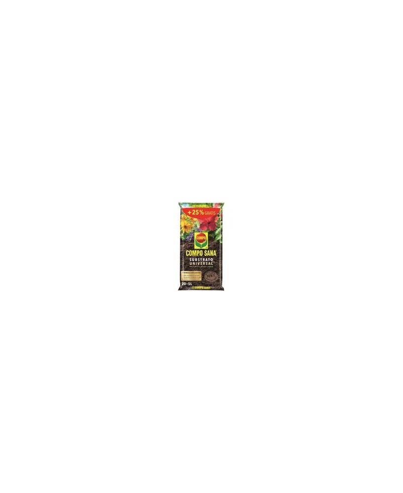 Sustrato COMPO SANA Universal 20+5L  Nutrición Prolongada para Plantas Sanas

