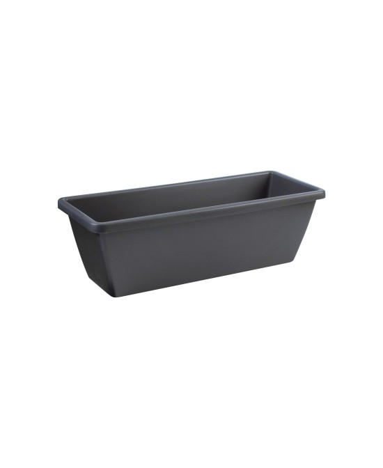 Jardinera Barna XL 60 cm Antracita | Maceta de Gran Capacidad para Exteriores e Interiores | Endanea Garden