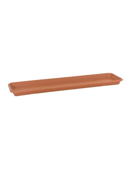 Plato Rectangular Tierra S 60cm  Elegante y Resistente para Jardín y Terraza | Endanea Garden