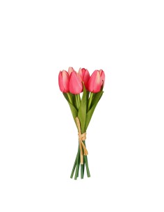 RAMO TULIPAN ROSA 21X8CM